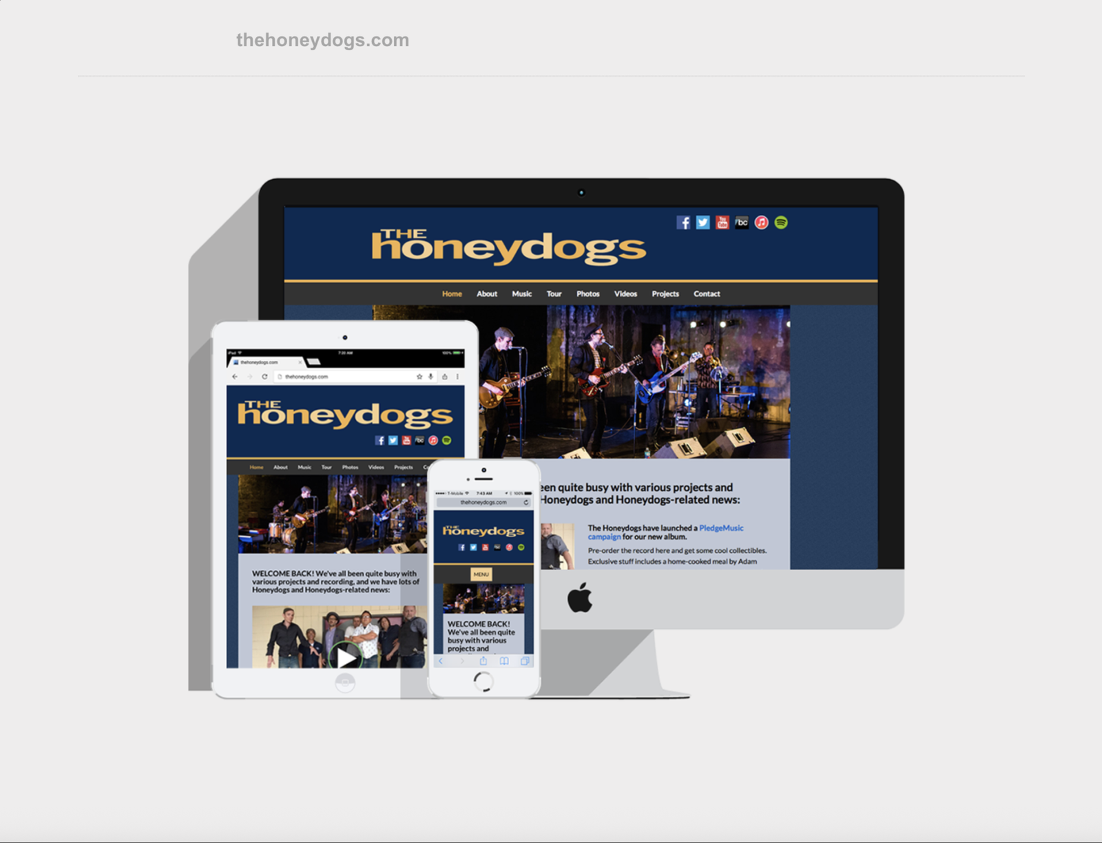 Honeydogs - Website